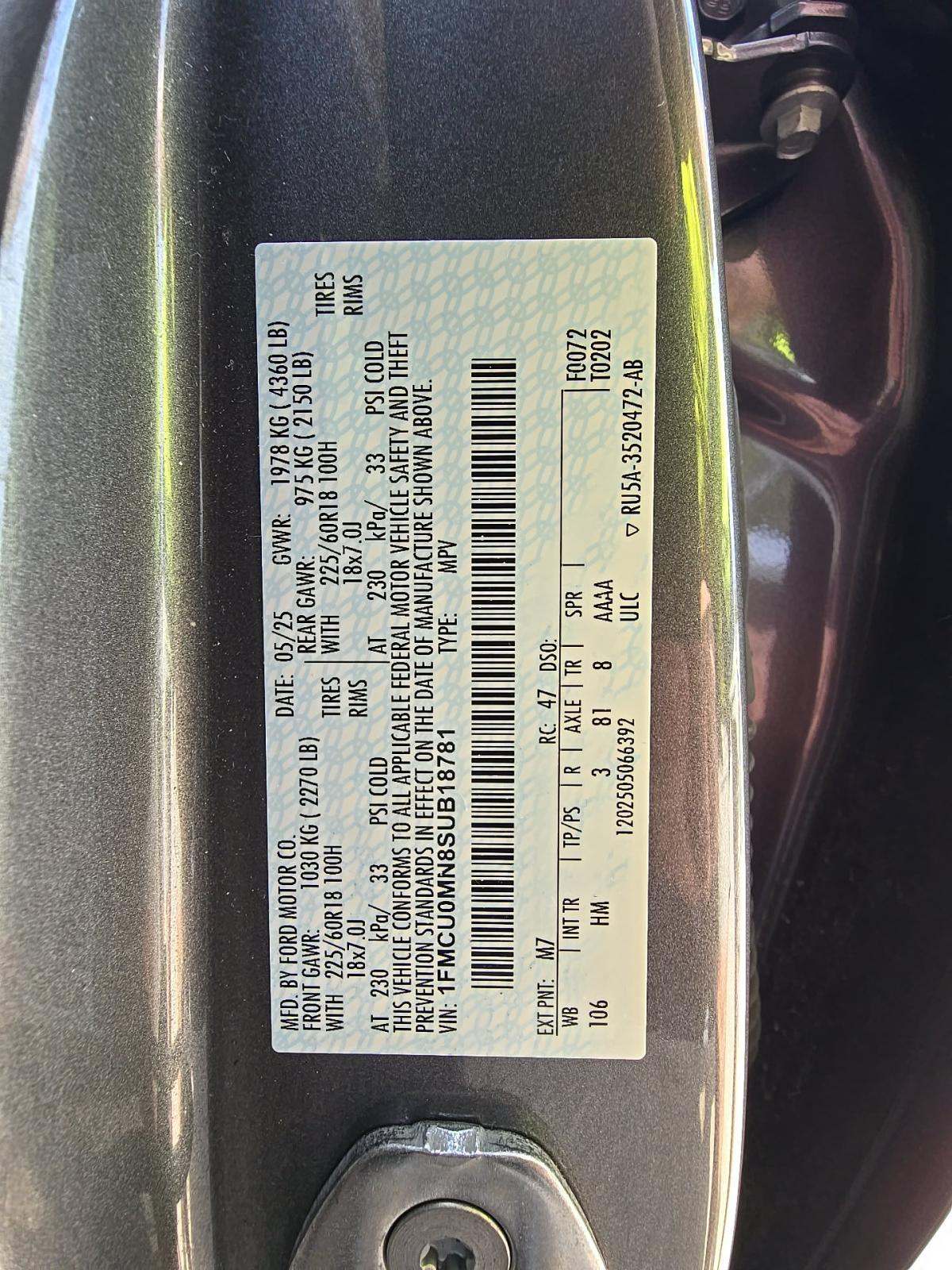 2025 Ford Escape ST-Line FWD