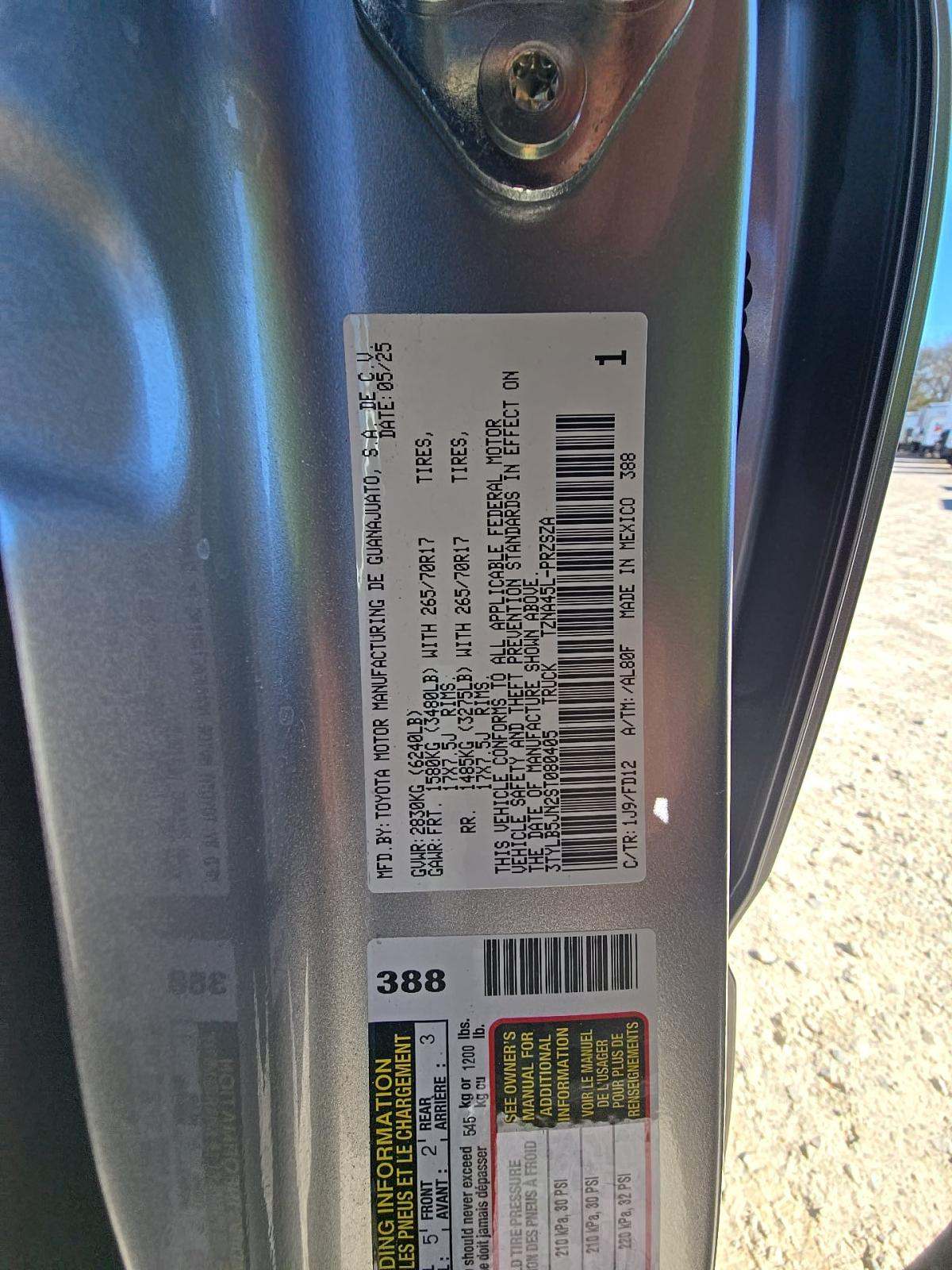 2025 Toyota Tacoma TRD Off-Road AWD