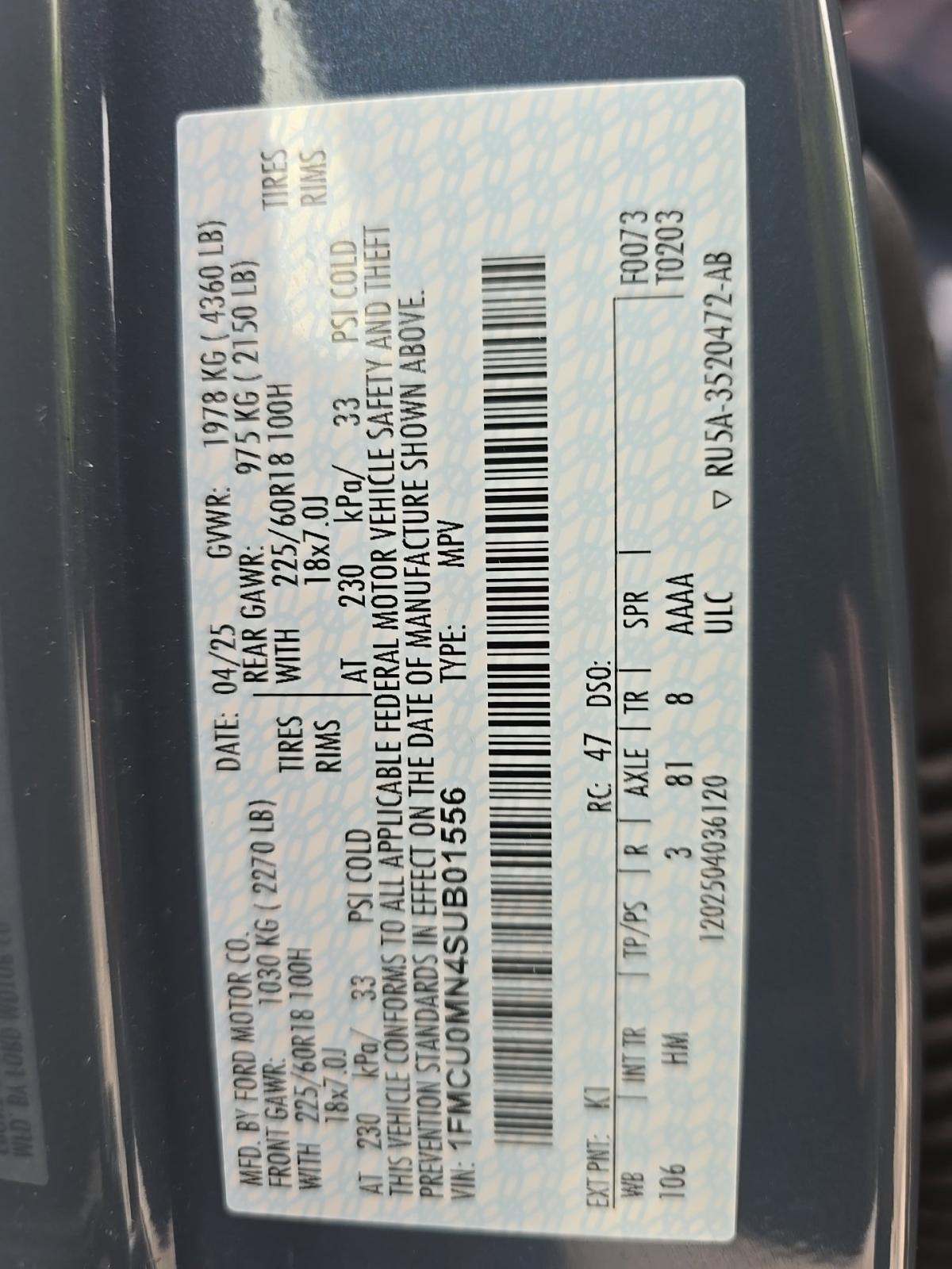 2025 Ford Escape ST-Line FWD