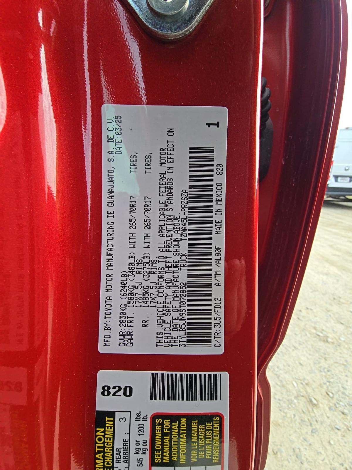 2025 Toyota Tacoma TRD Off-Road AWD