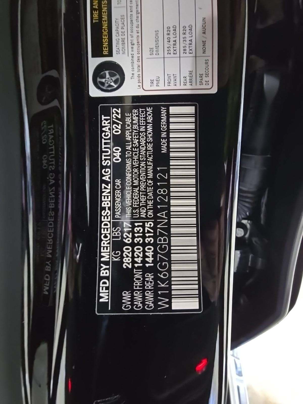 2022 Mercedes-Benz S-Class S 580 AWD