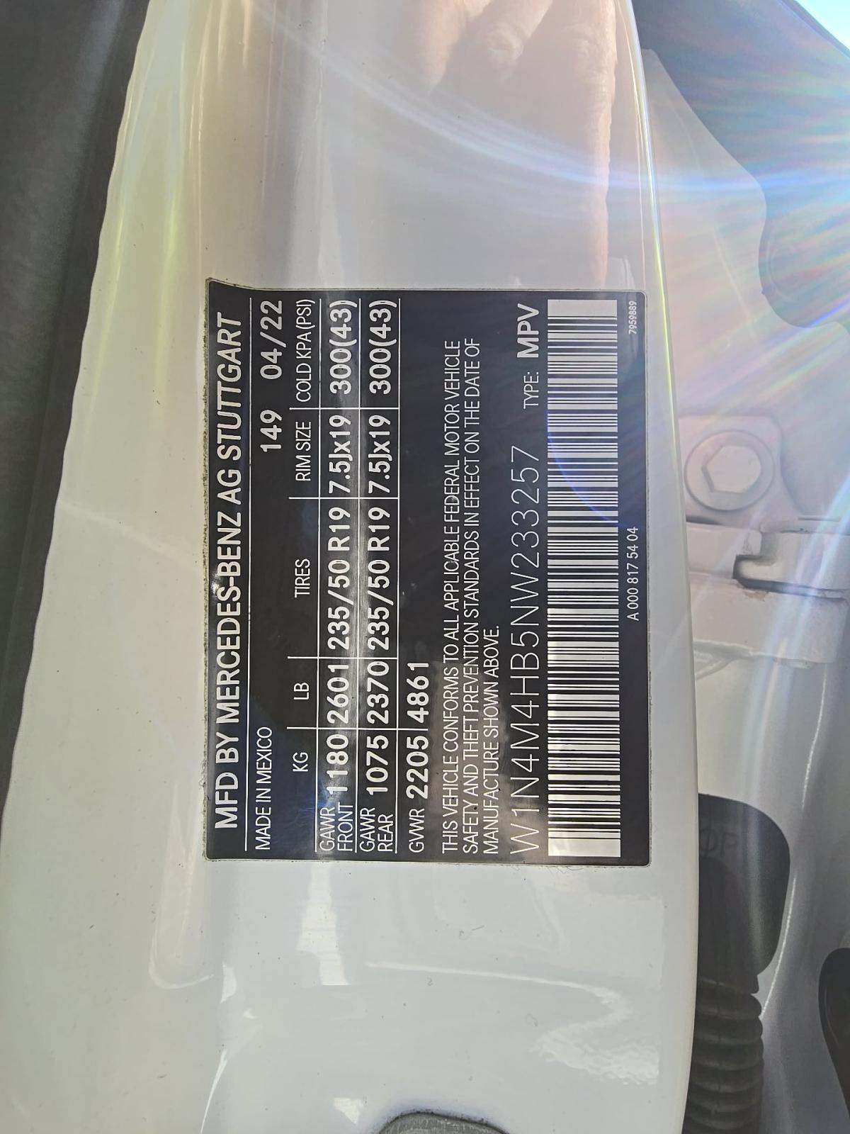 2022 Mercedes-Benz GLB GLB 250 AWD