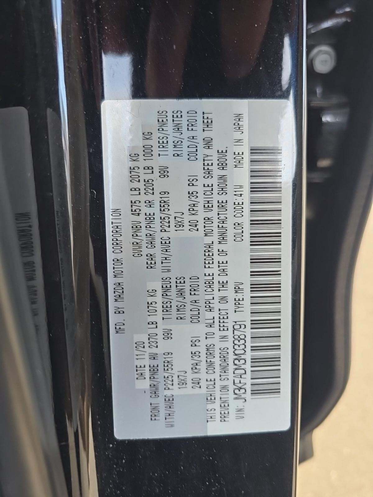 2021 MAZDA CX-5 Grand Touring FWD