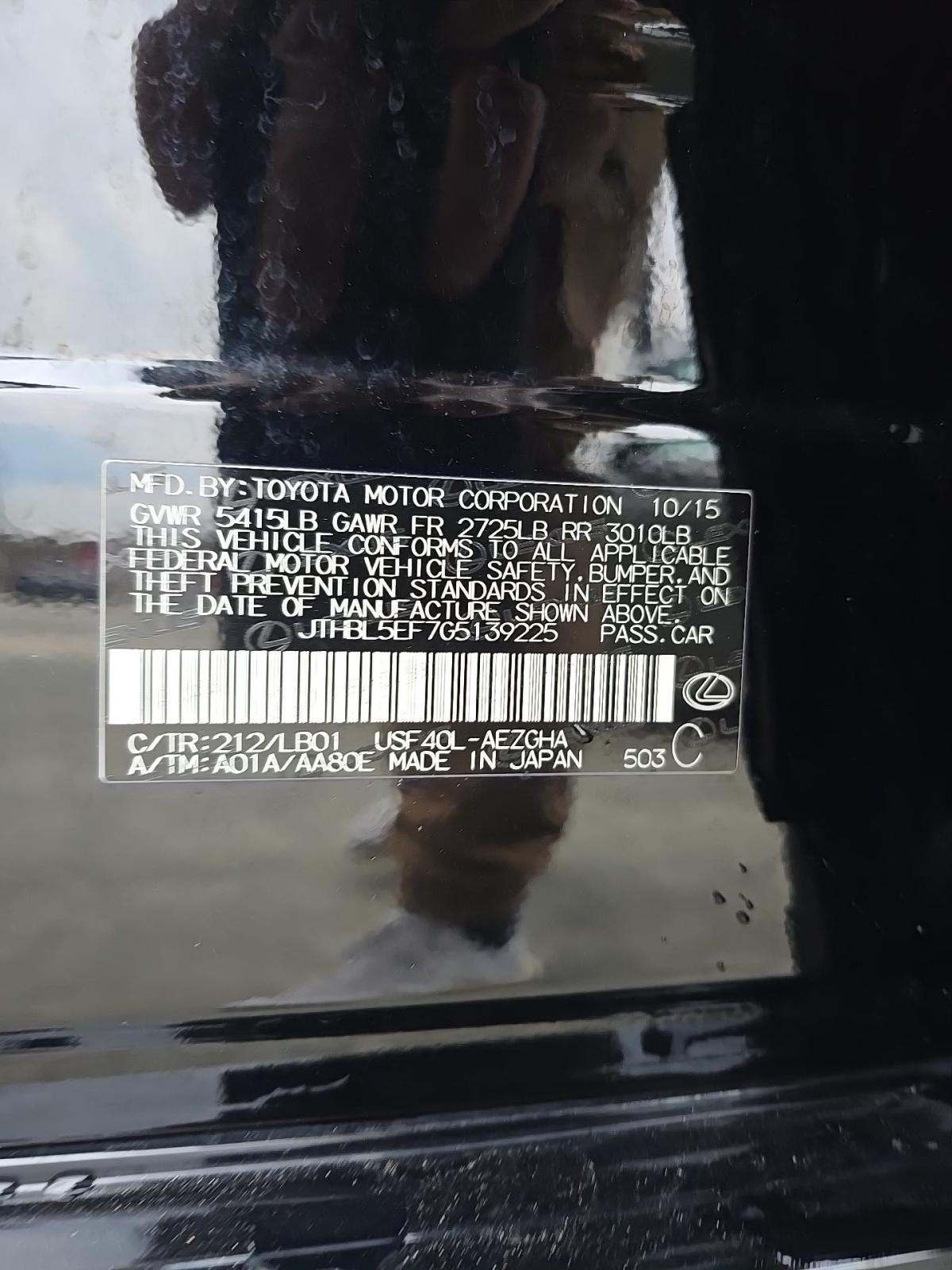 2016 Lexus LS LS 460 RWD