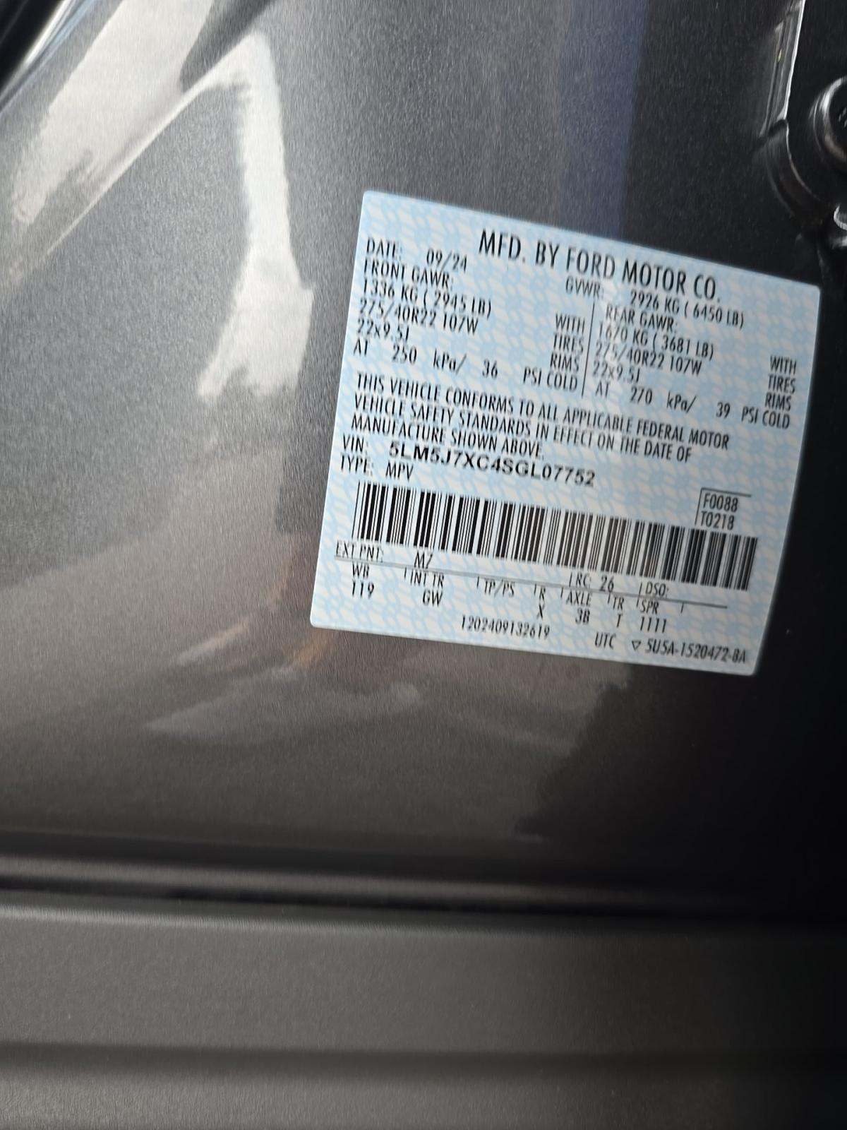 2025 Lincoln Aviator Reserve AWD