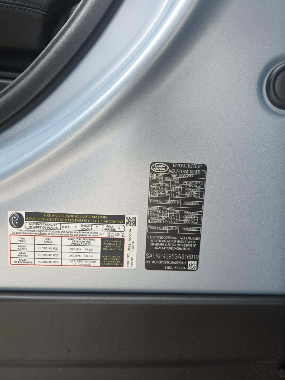 2025 Land Rover Range Rover SE AWD