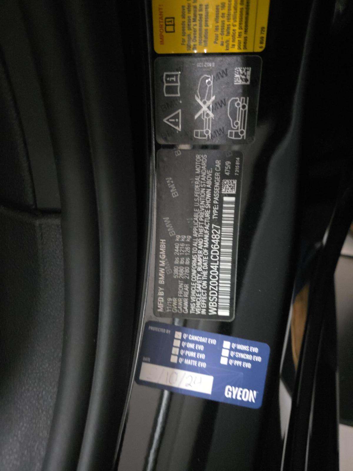 2020 BMW M8 Base AWD