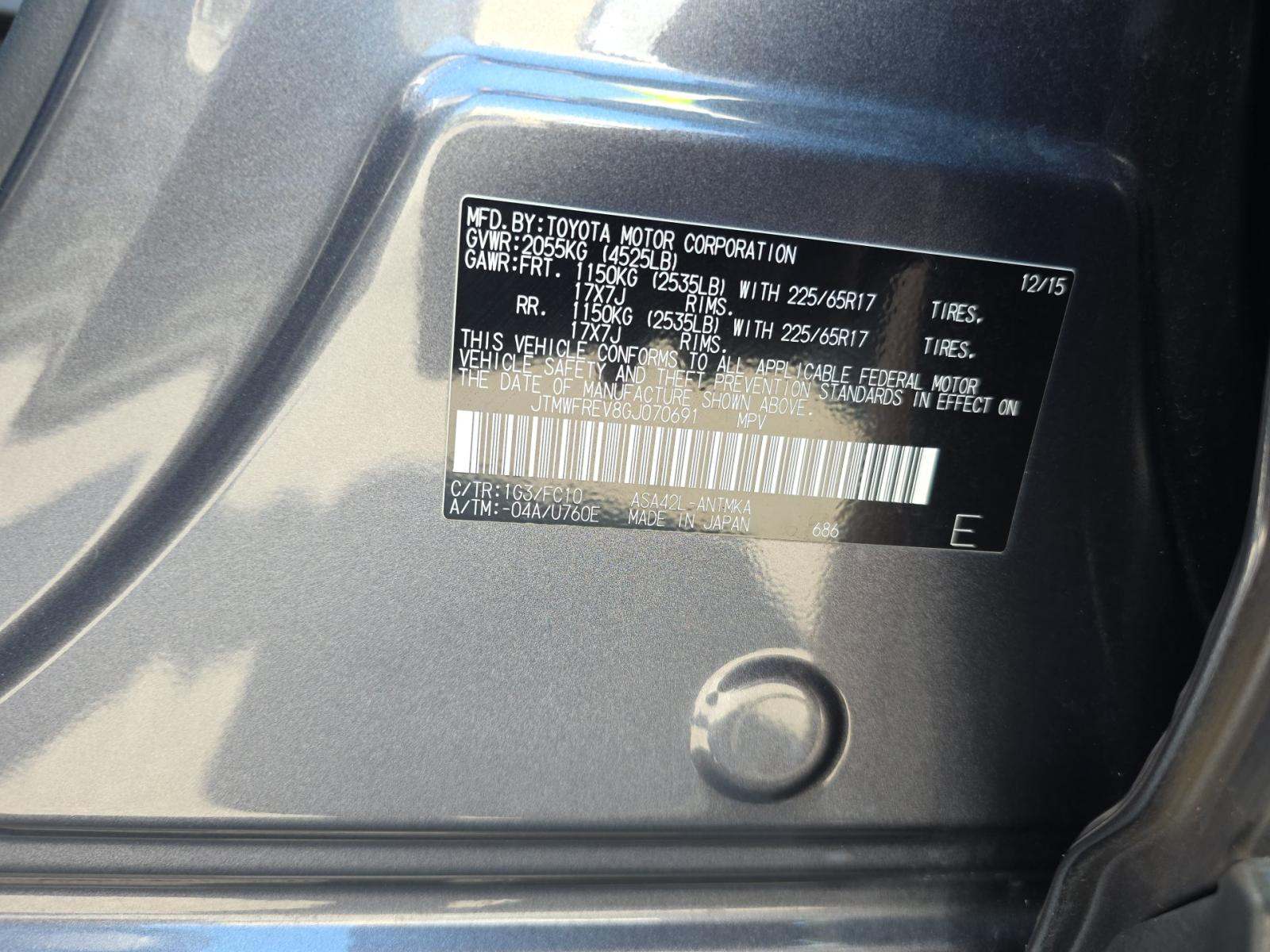 2016 Toyota RAV4 XLE FWD