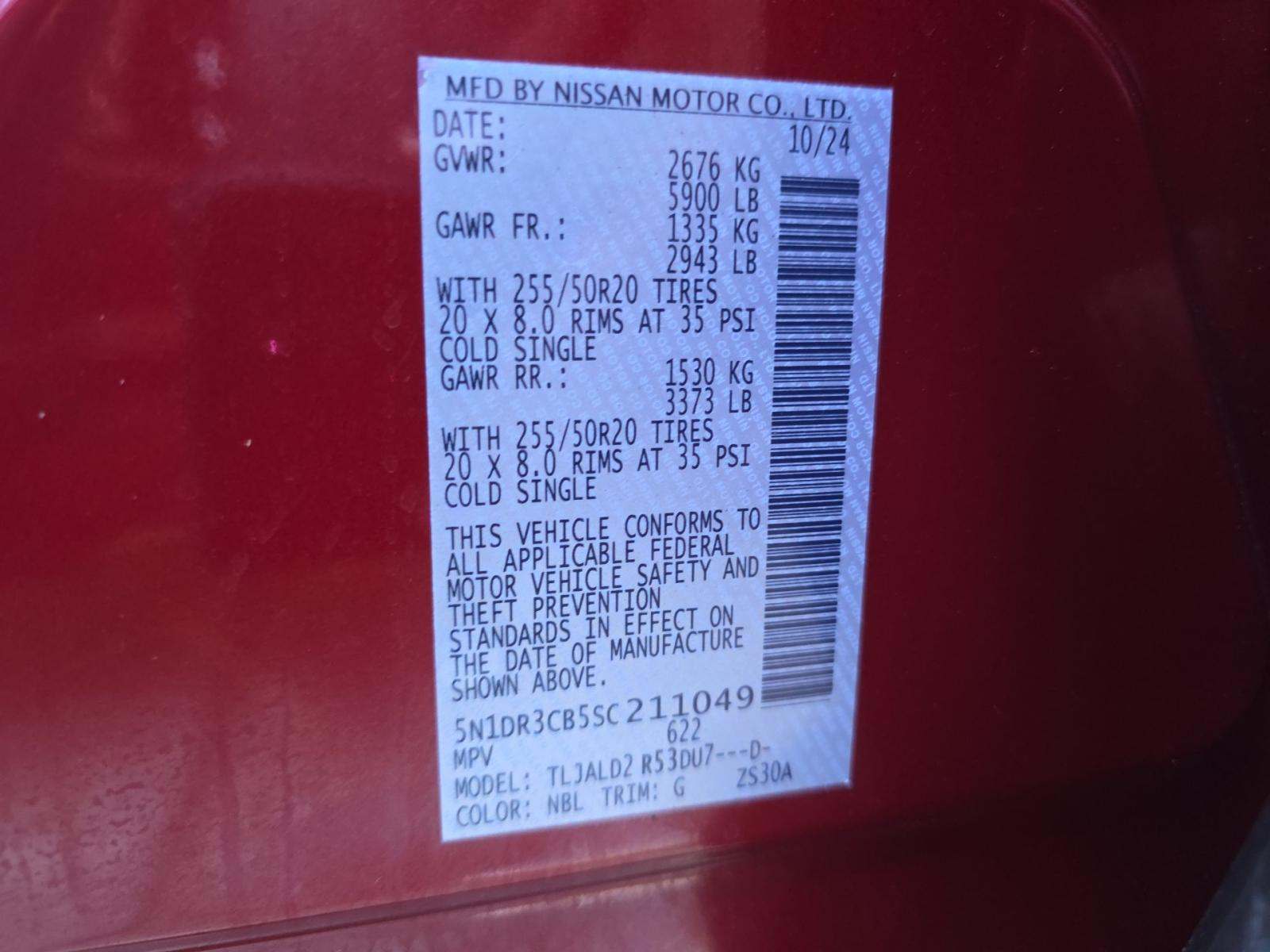 2025 Nissan Pathfinder SL FWD