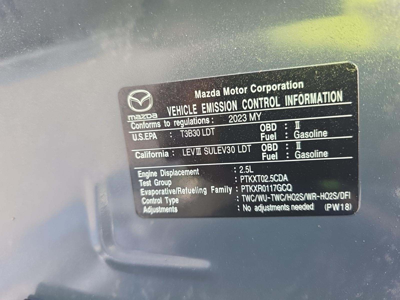 2023 MAZDA CX-5 2.5 S Carbon Edition AWD