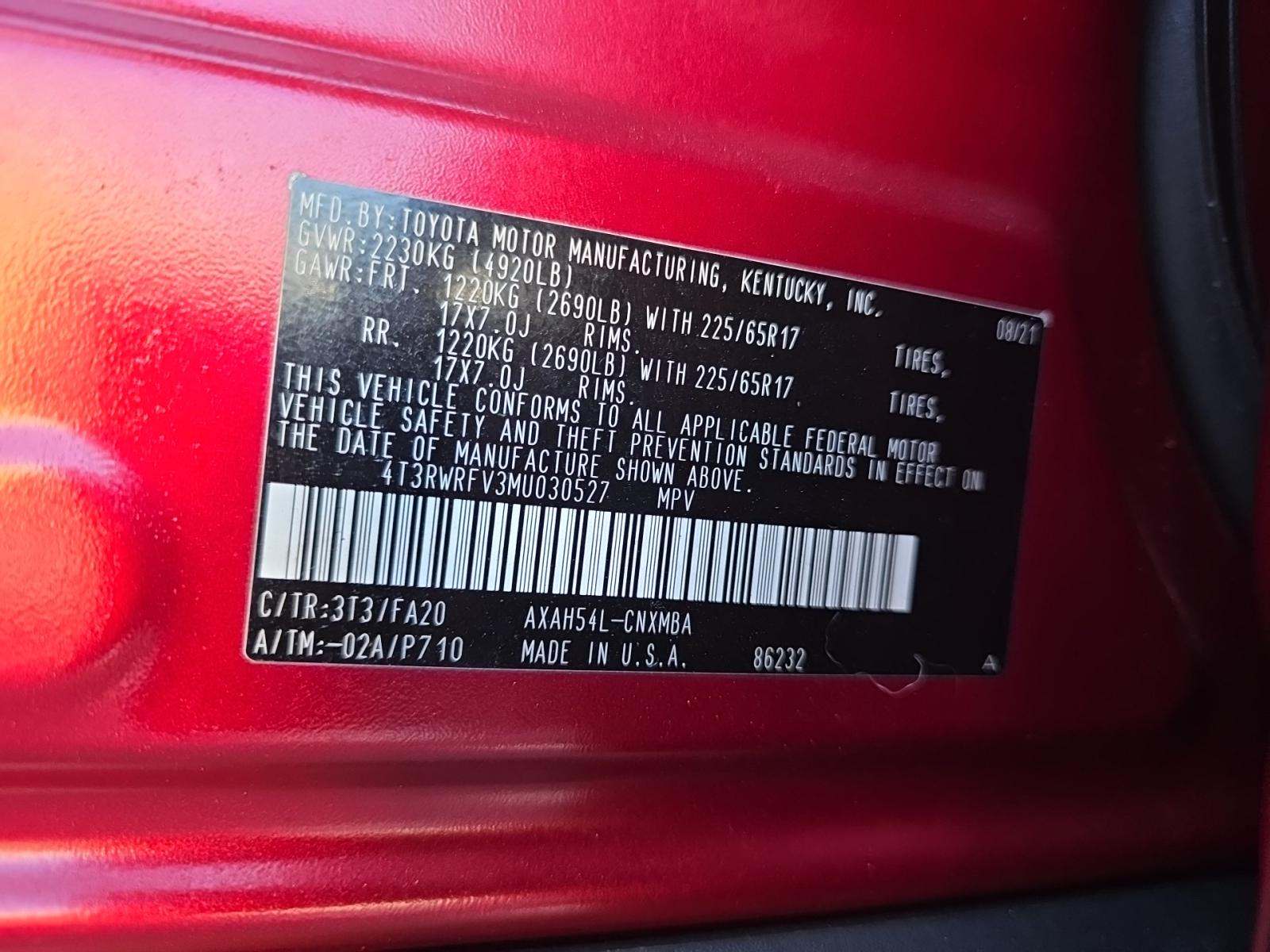 2021 Toyota RAV4 Hybrid XLE AWD