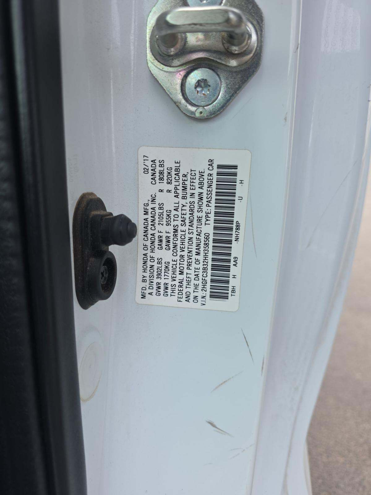 2017 Honda Civic EX-T FWD