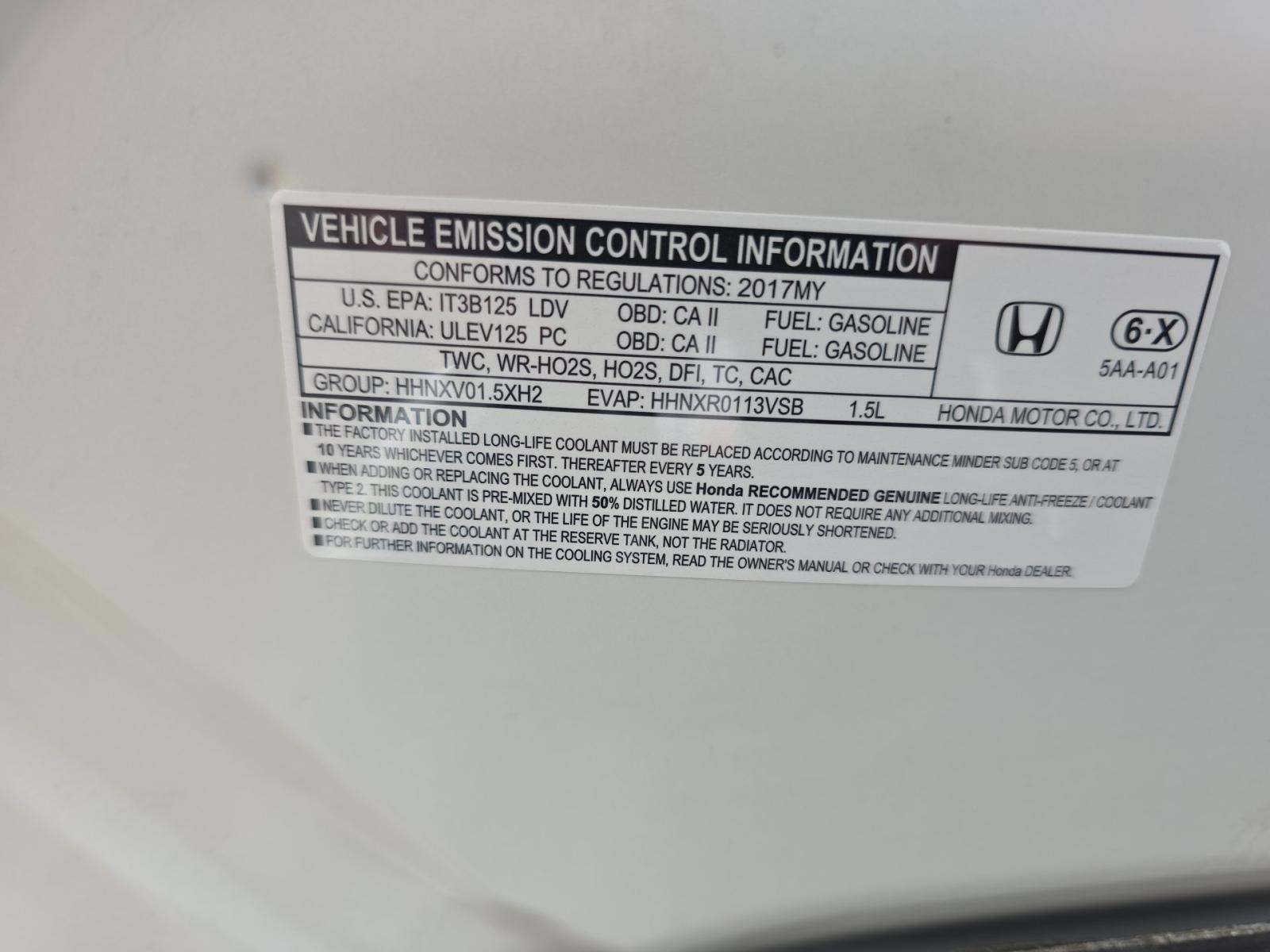 2017 Honda Civic EX-T FWD