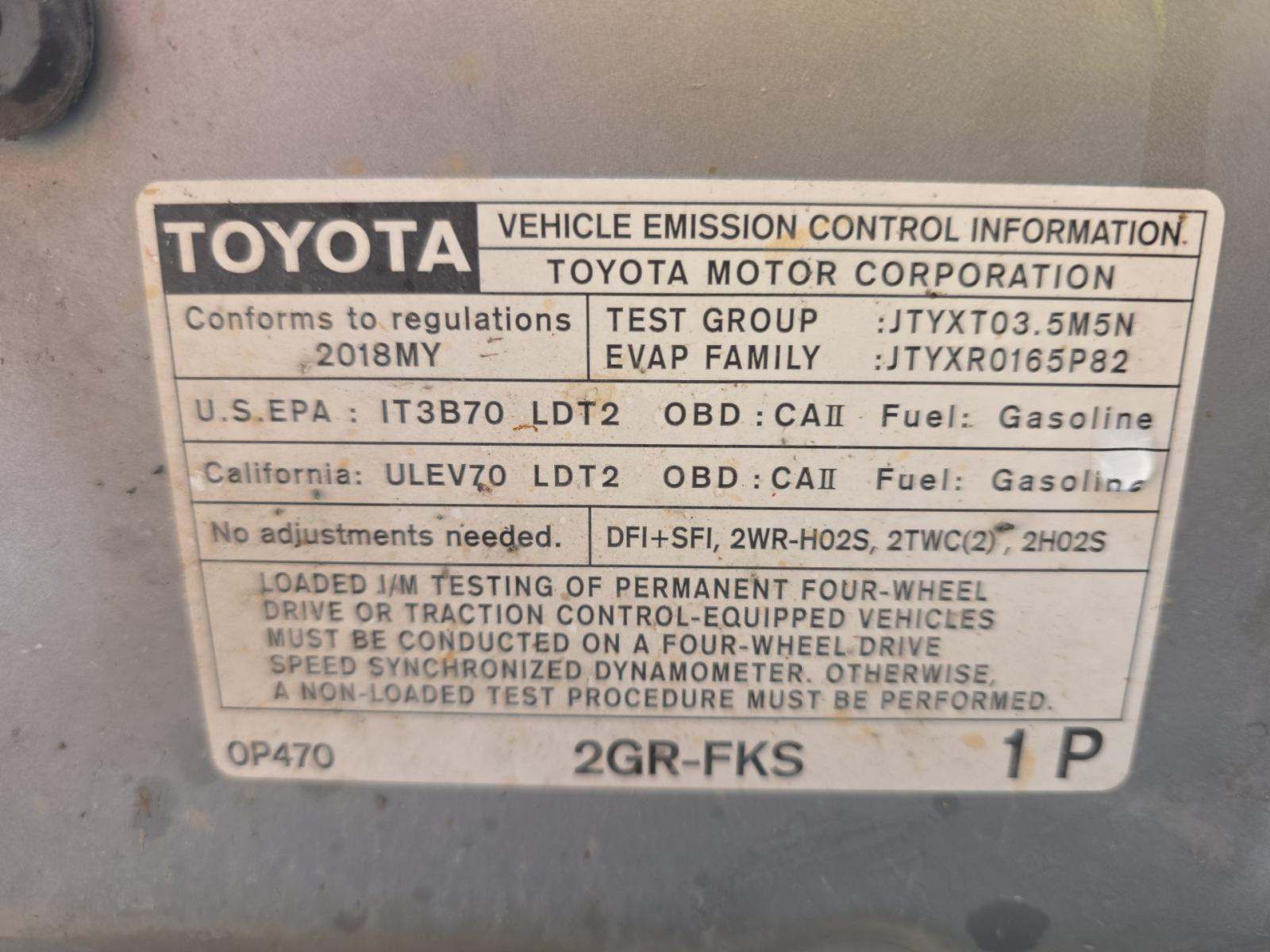 2018 Toyota Tacoma Limited AWD