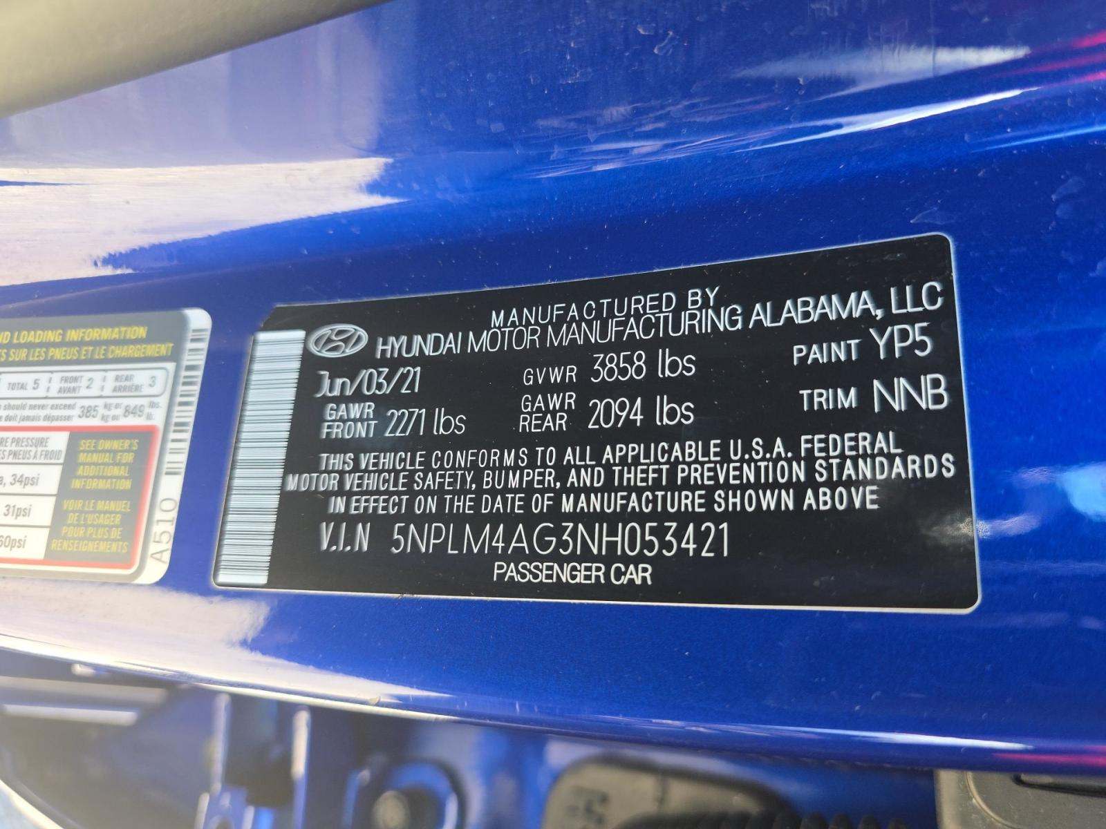 2022 Hyundai Elantra SEL FWD