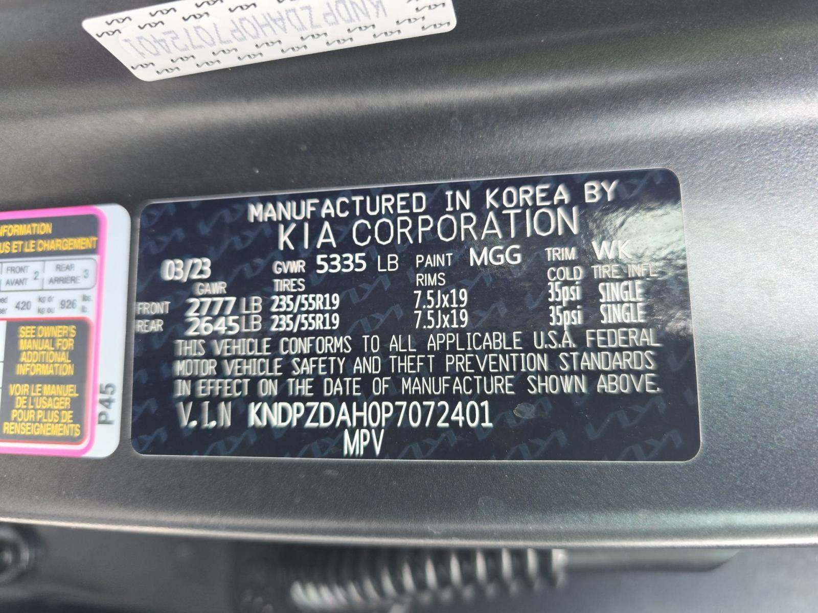 2023 Kia Sportage PHEV X-Line Prestige AWD