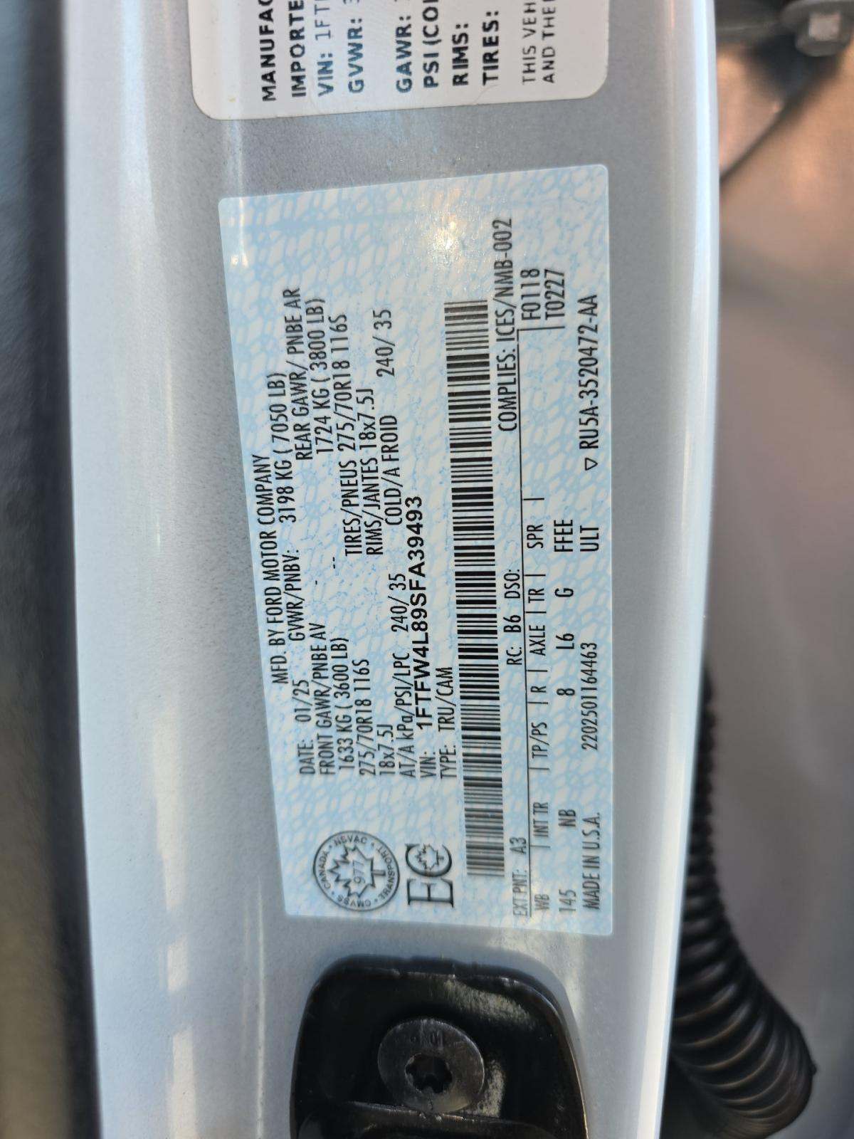 2025 Ford F-150 Tremor AWD