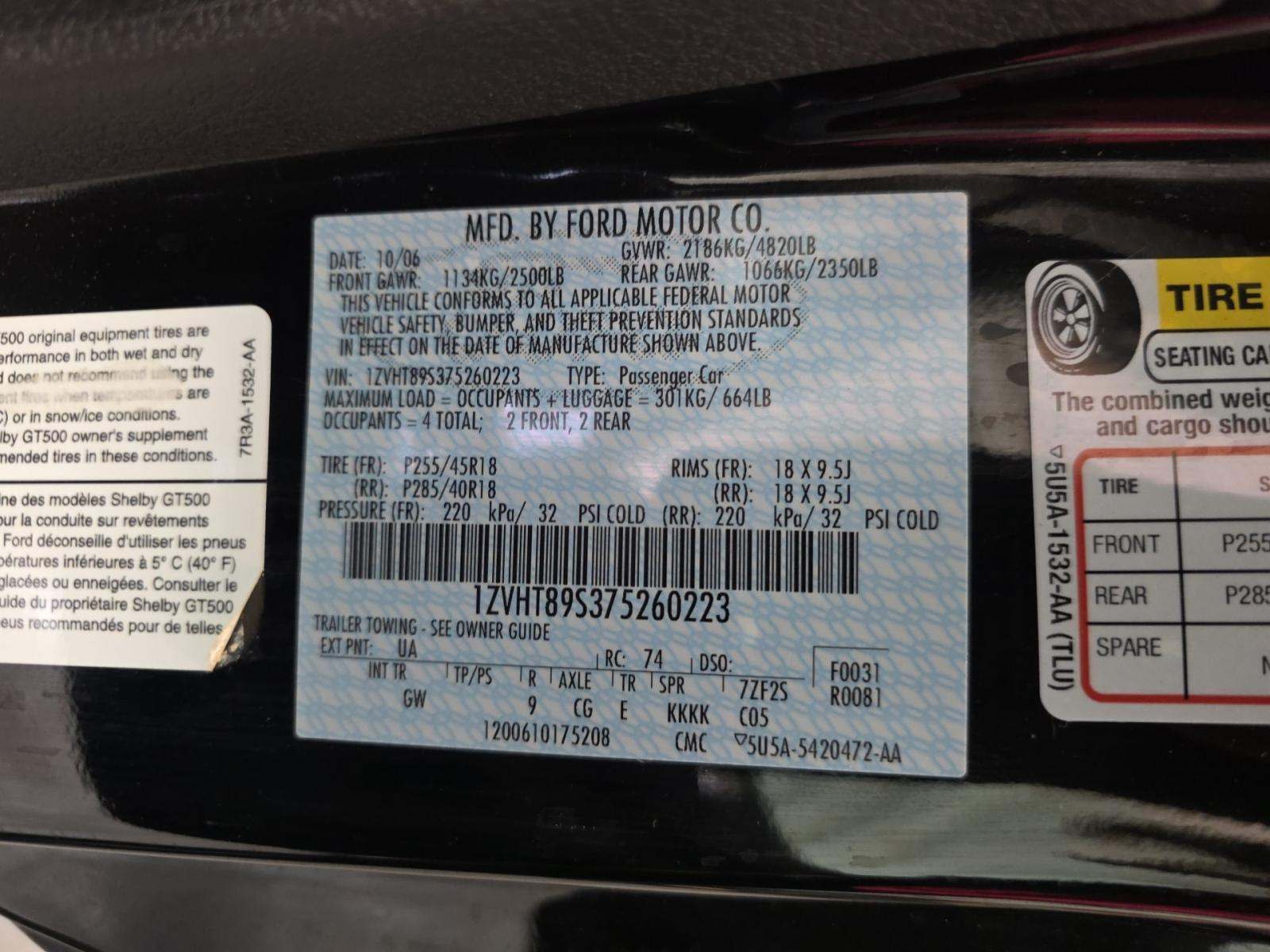 FORD MUSTANG - 5
