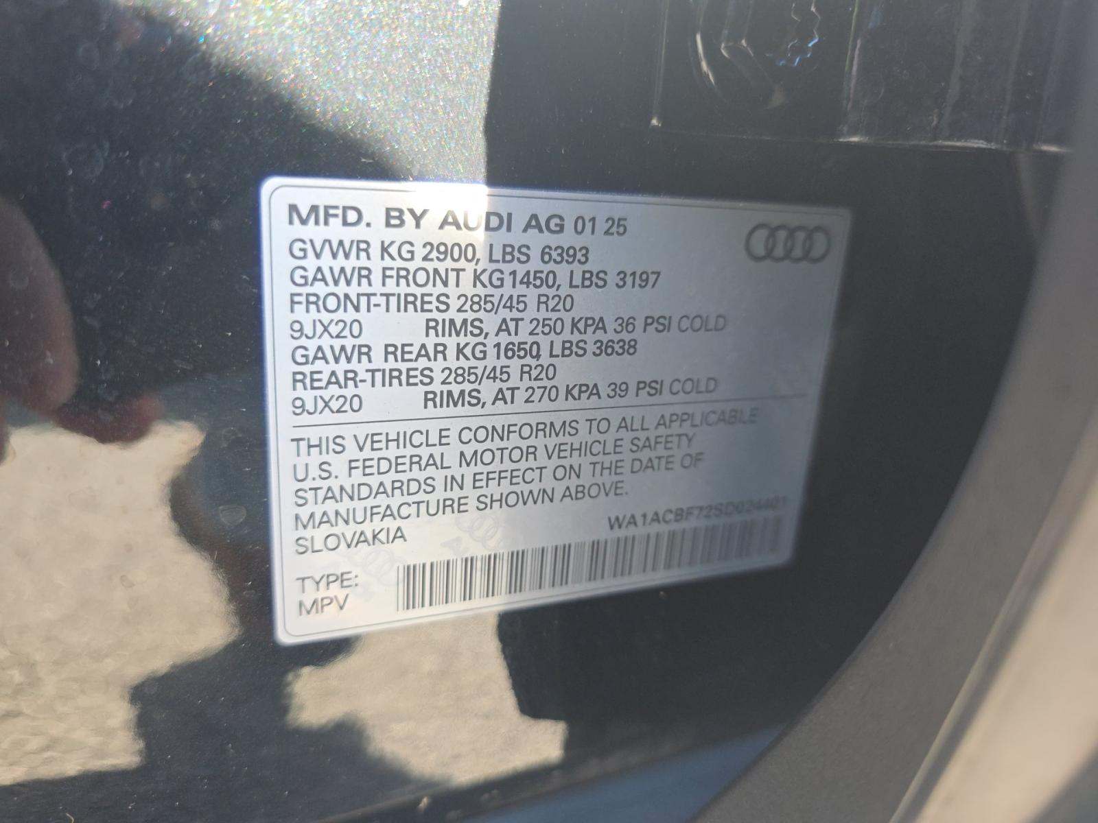 2025 Audi Q7 Premium AWD