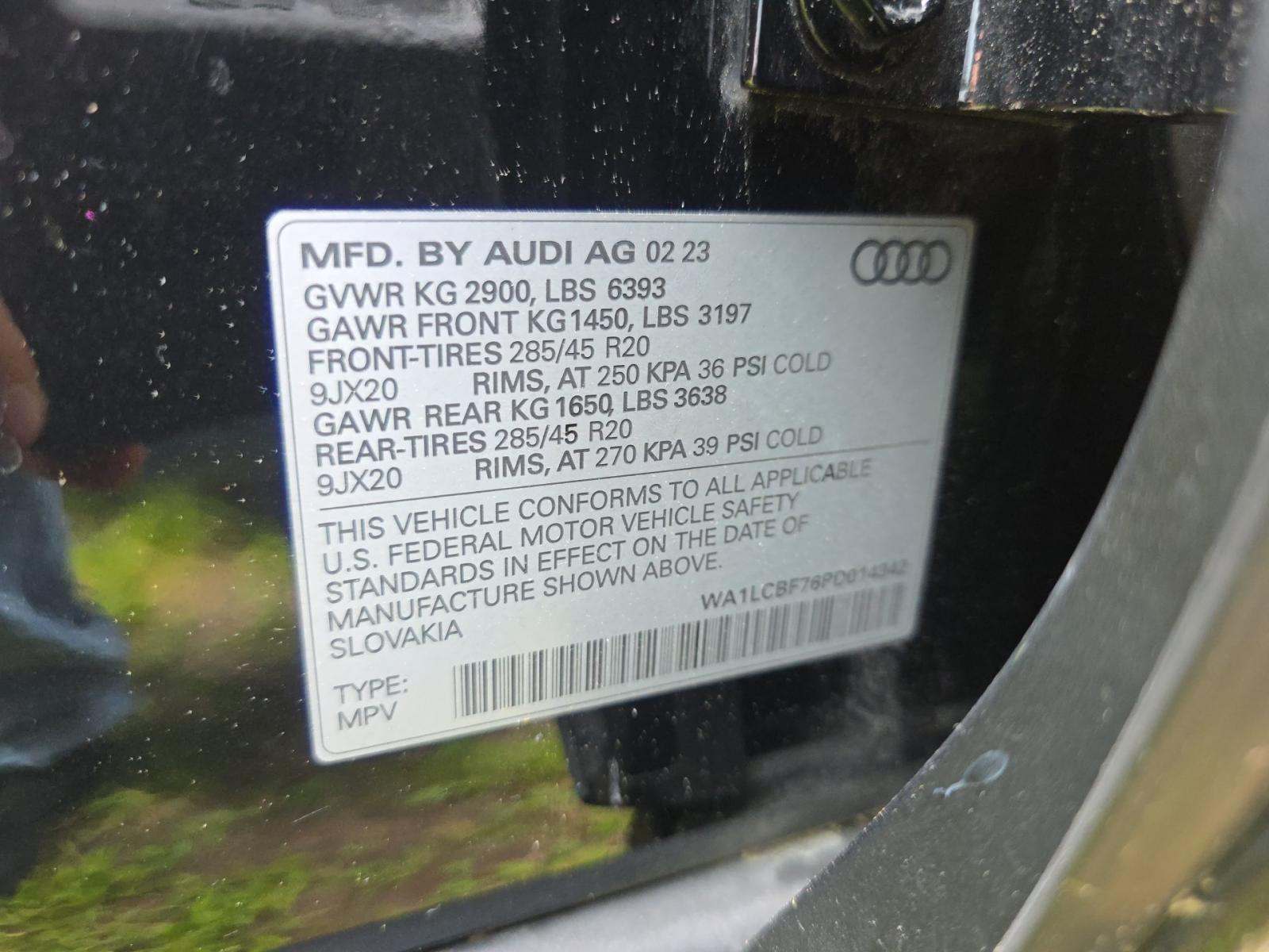 2023 Audi Q7 Premium Plus AWD