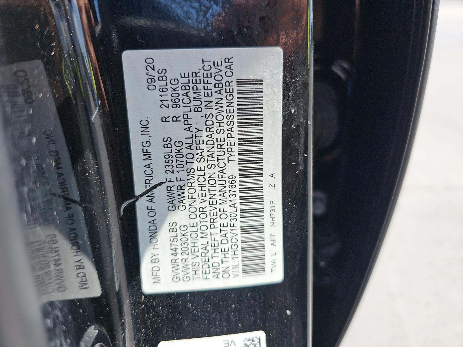 2020 Honda Accord Sport FWD