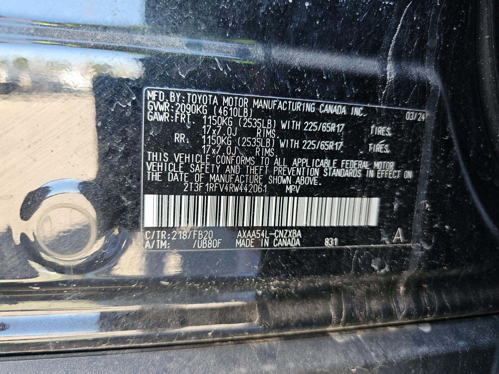 2024 Toyota RAV4 LE AWD