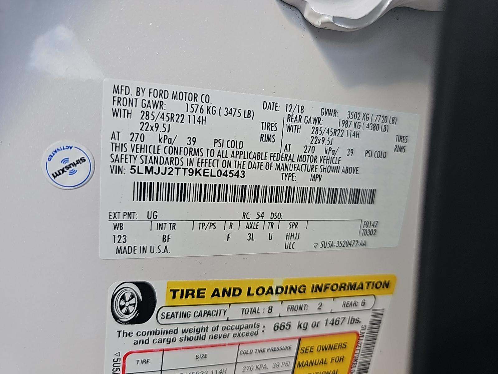 2019 Lincoln Navigator Black Label AWD