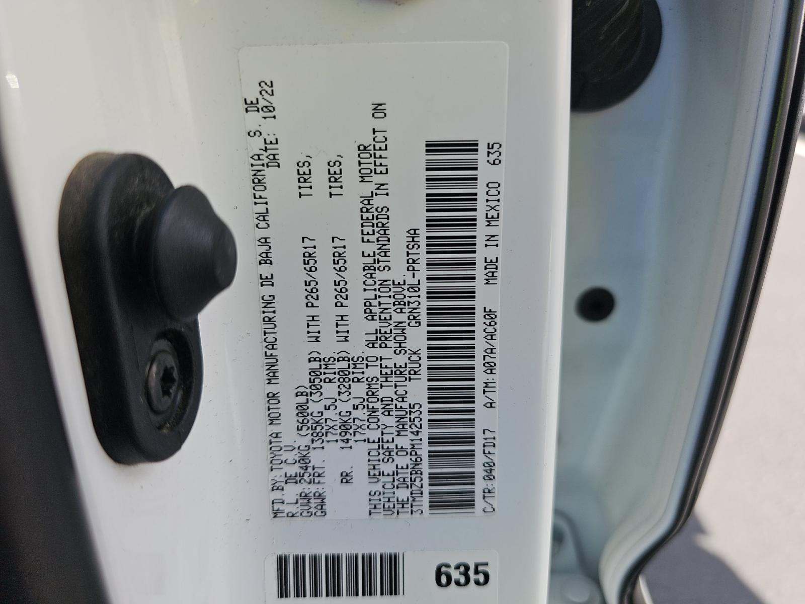 2023 Toyota Tacoma TRD Sport AWD