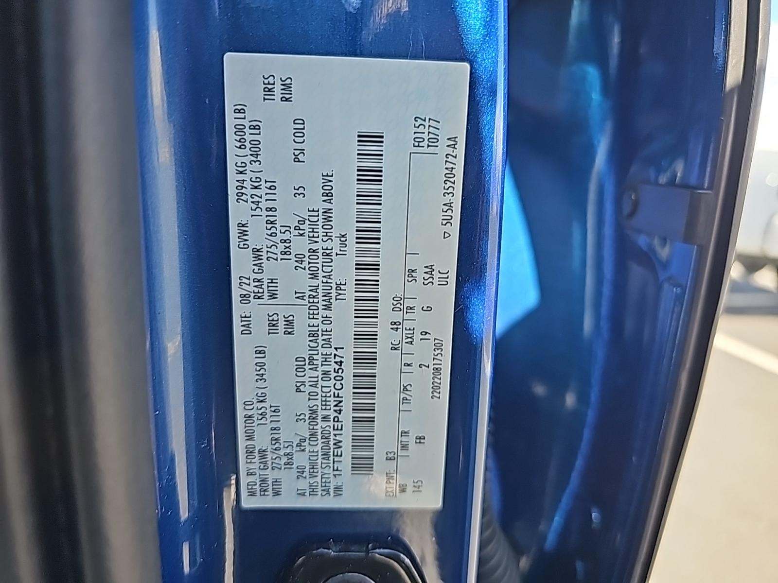 2022 Ford F-150 XLT AWD