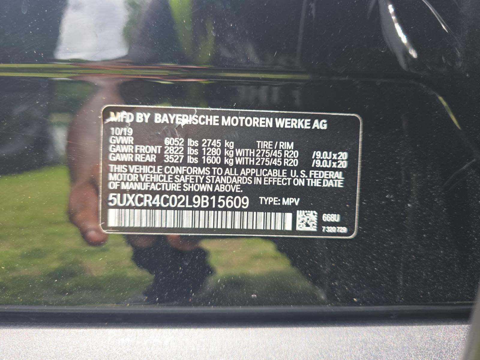 2020 BMW X5 sDrive40i RWD