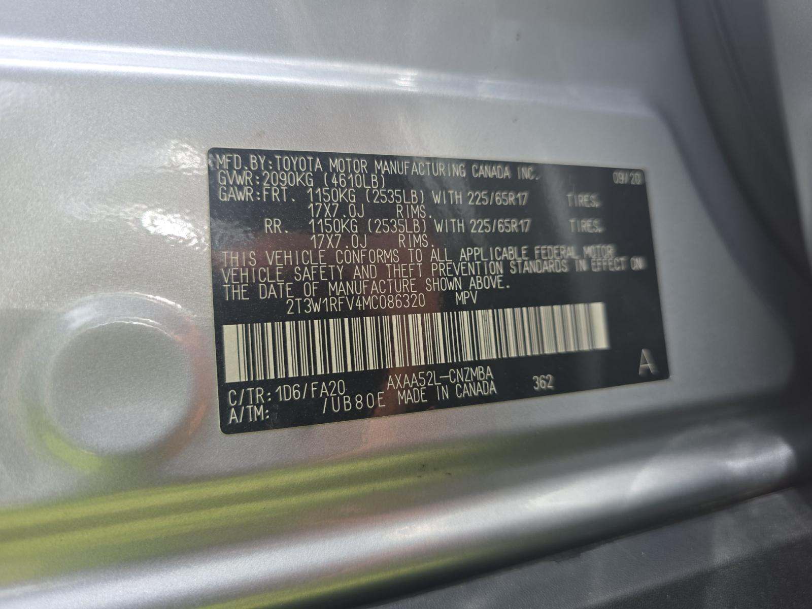 2021 Toyota RAV4 XLE FWD