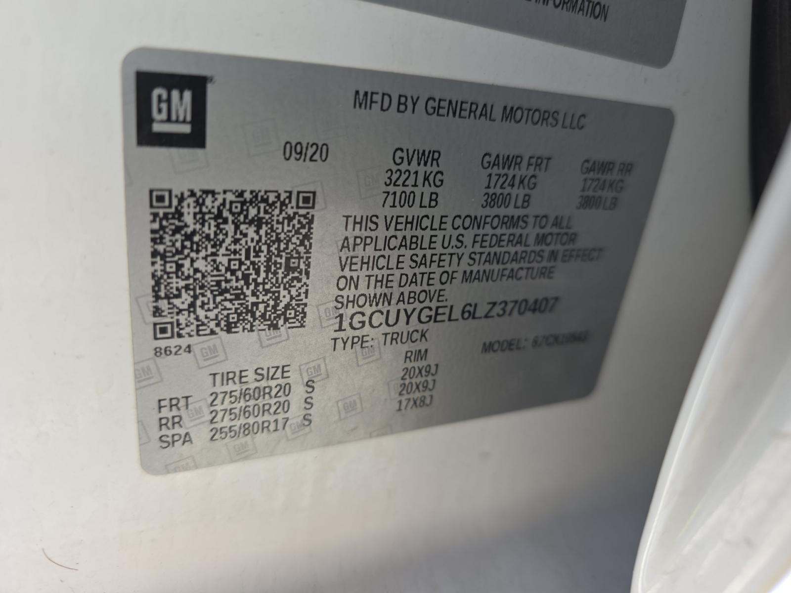 2020 Chevrolet Silverado 1500 LTZ AWD