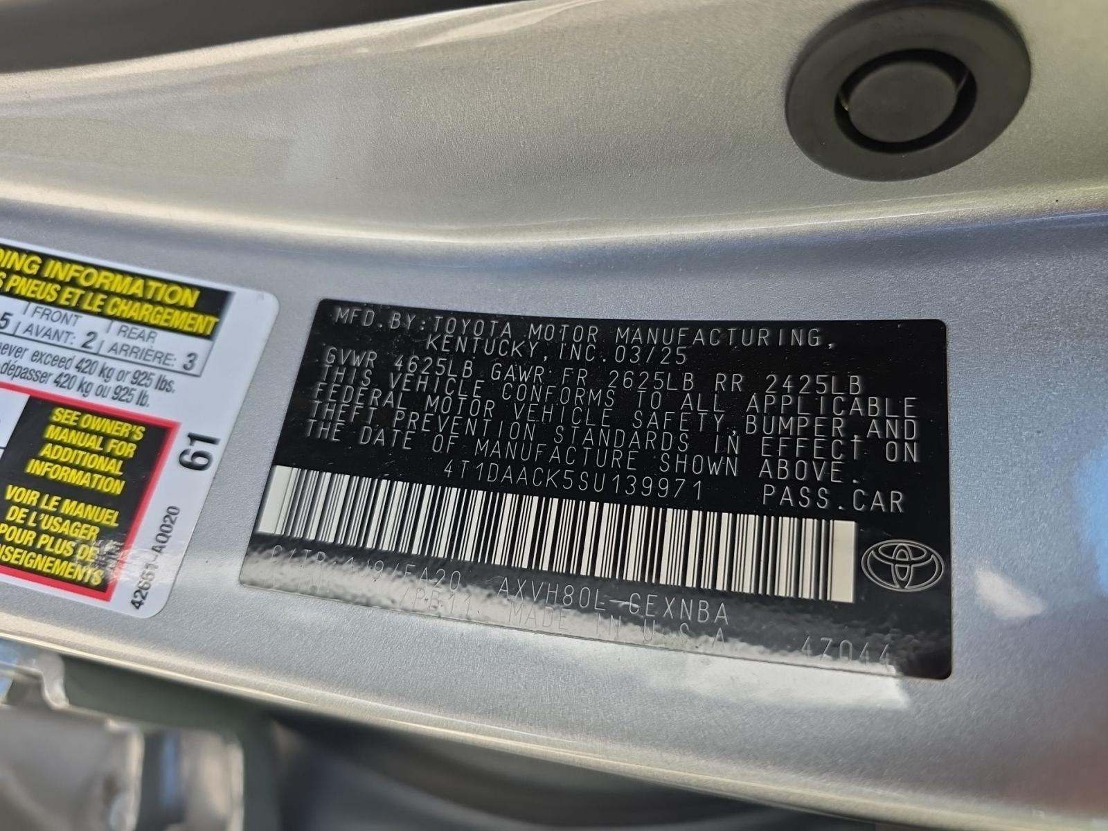 2025 Toyota Camry LE FWD