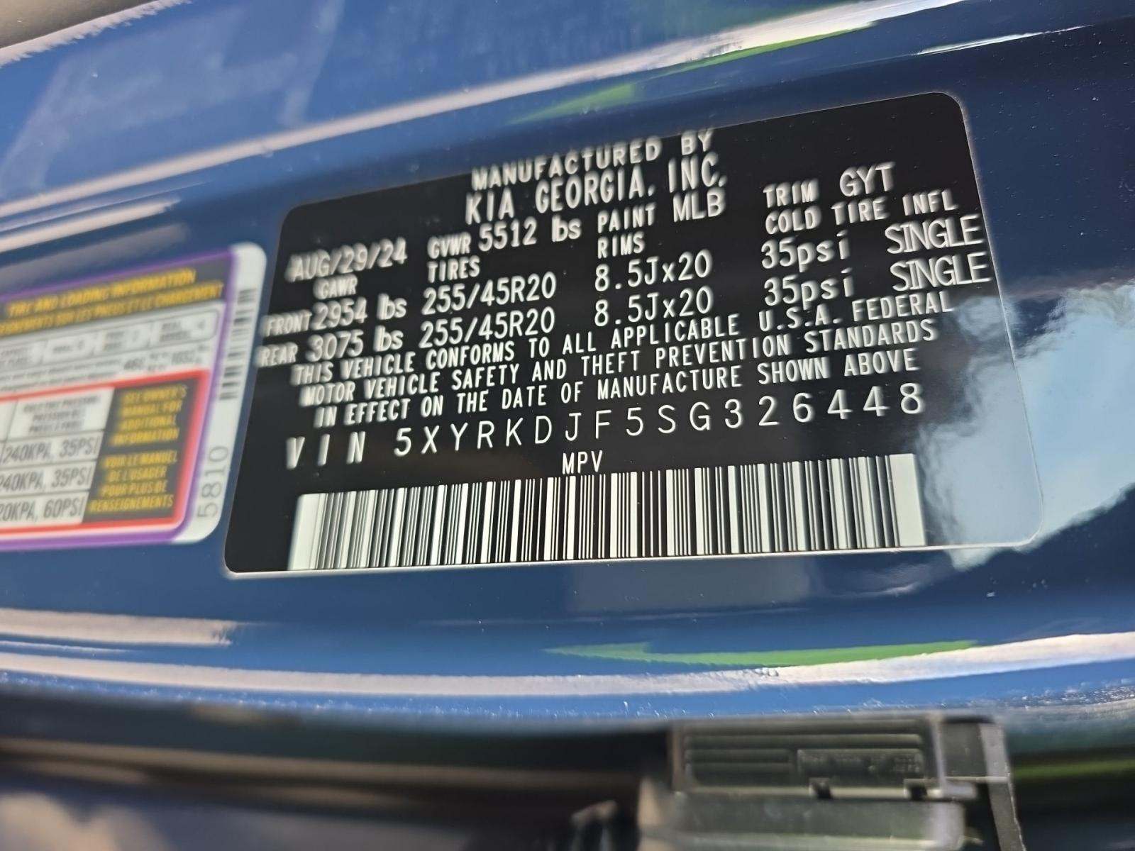 2025 Kia Sorento X-Line SX AWD