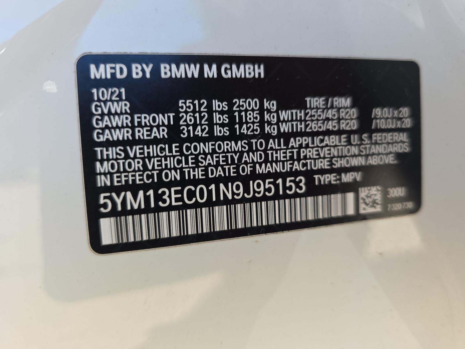 2022 BMW X3 M Base AWD