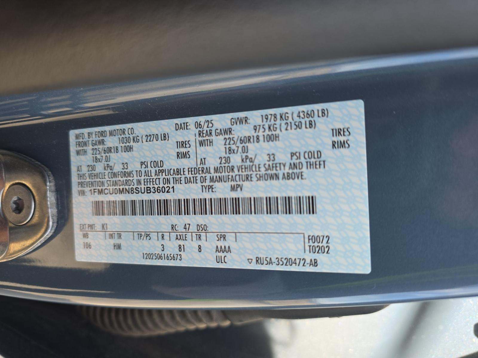 2025 Ford Escape ST-Line FWD