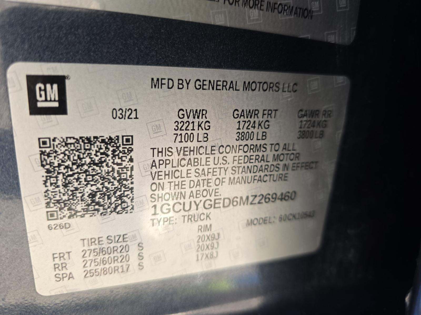 2021 Chevrolet Silverado 1500 LTZ AWD