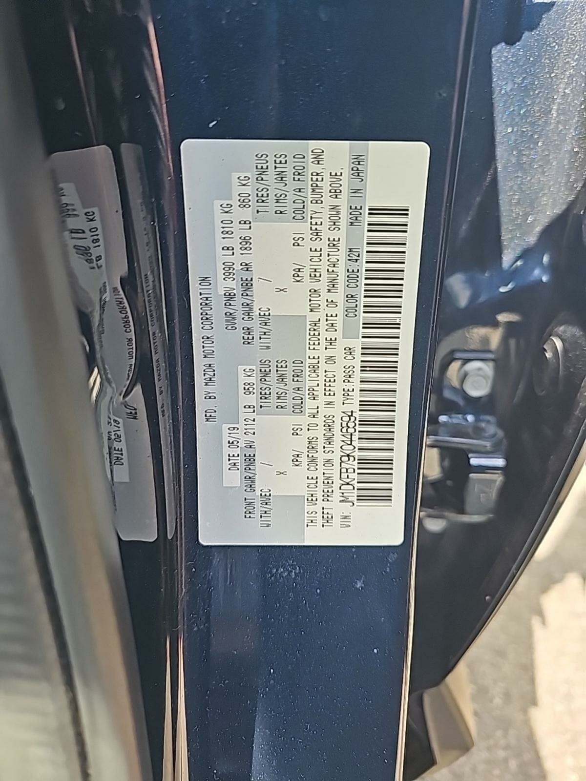 2019 MAZDA CX-3 Sport AWD