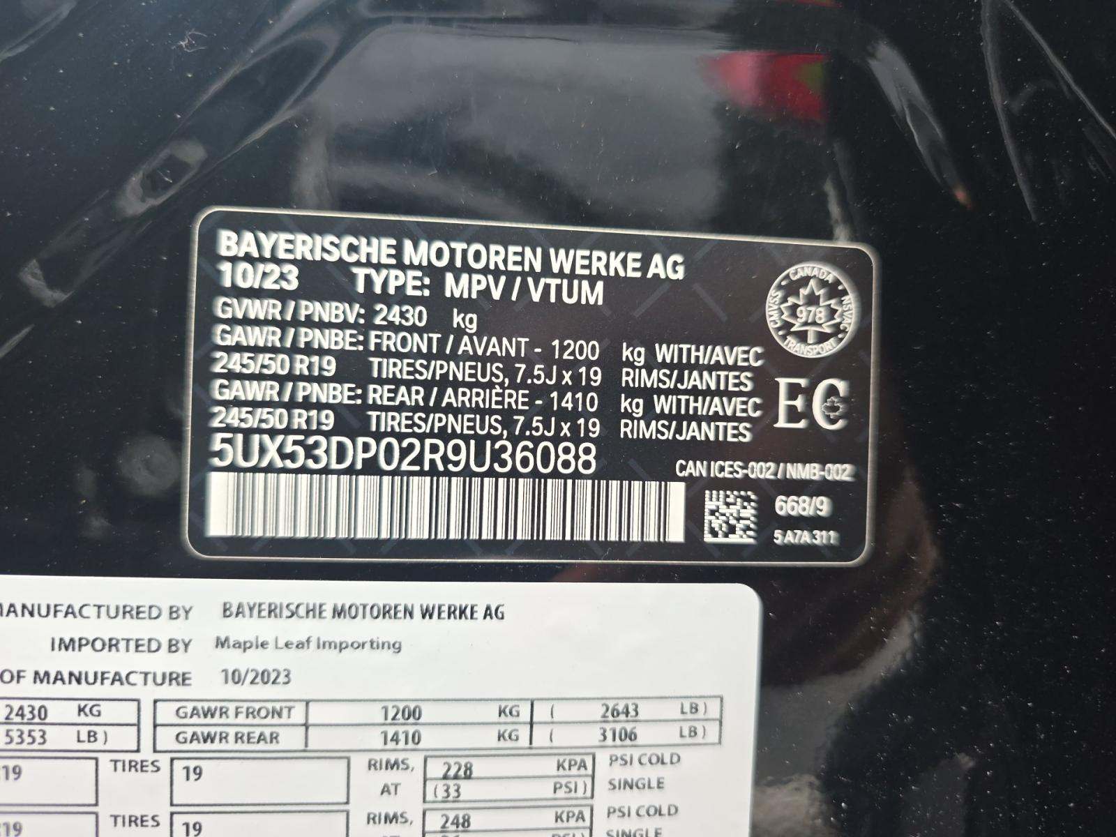 2024 BMW X3 xDrive30i AWD