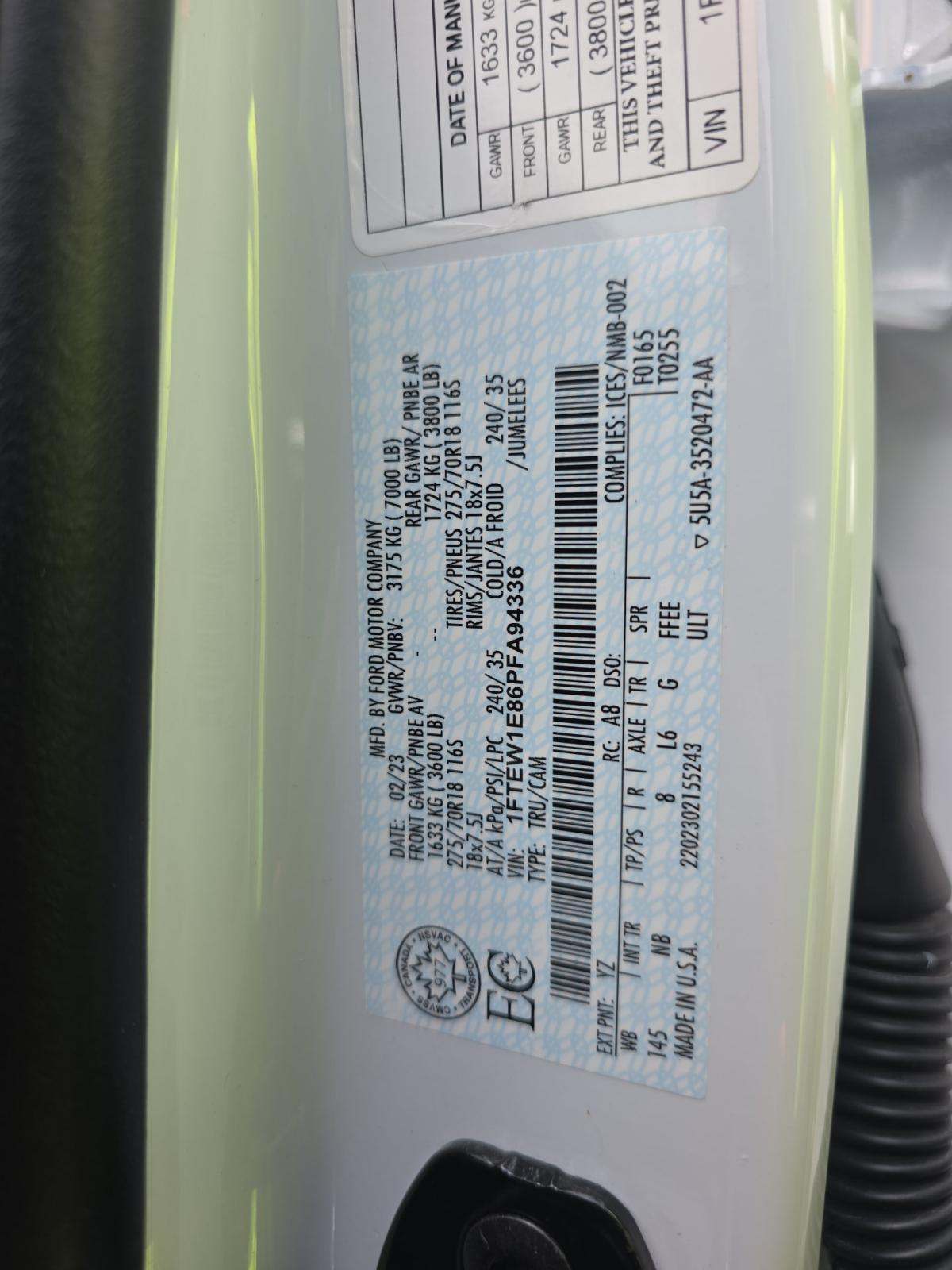2023 Ford F-150 Tremor AWD