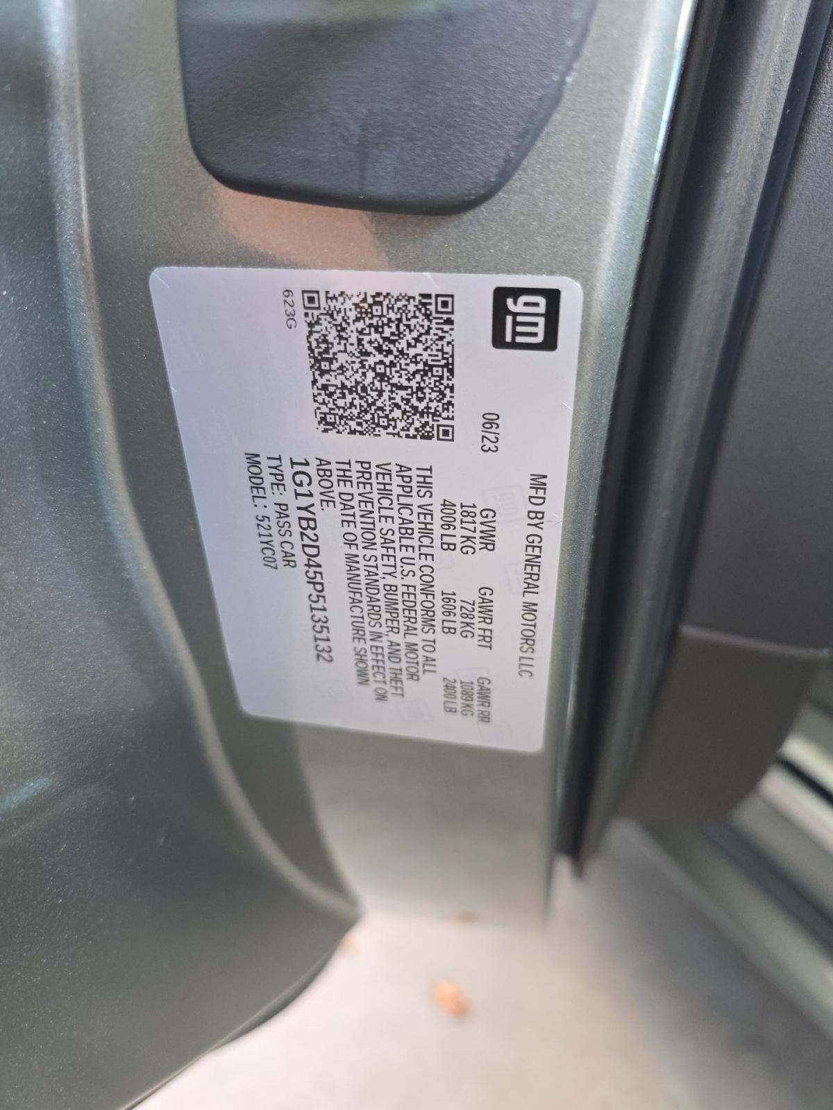 2023 Chevrolet Corvette Stingray RWD