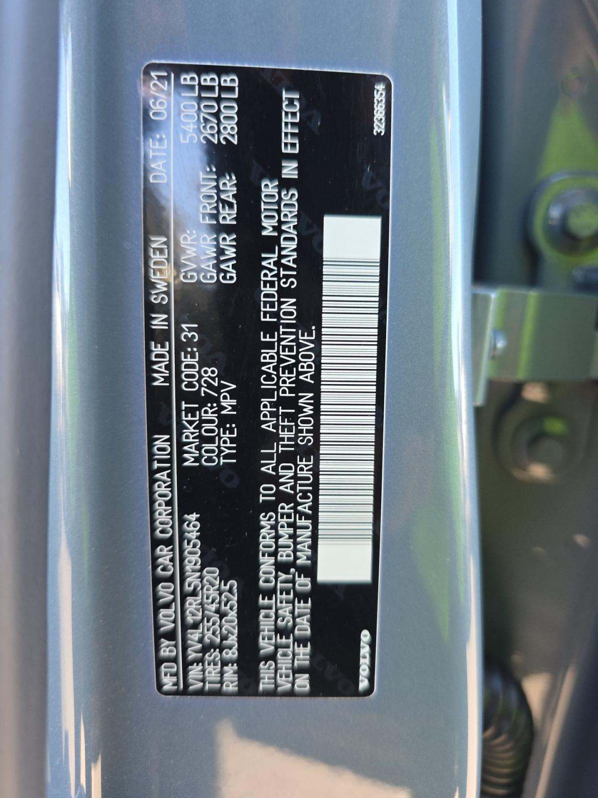 2022 Volvo XC60 B5 Inscription AWD