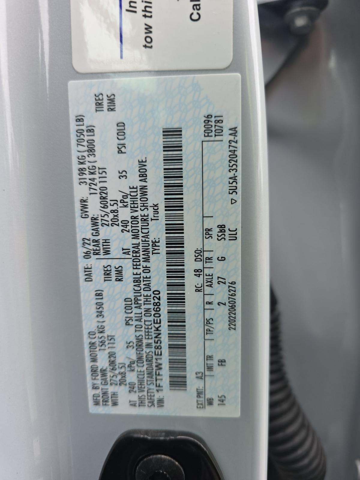 2022 Ford F-150 XLT AWD