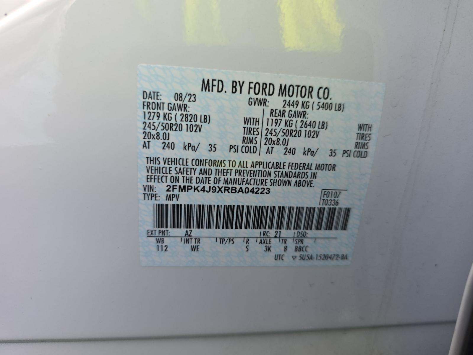 2024 Ford Edge ST-Line AWD