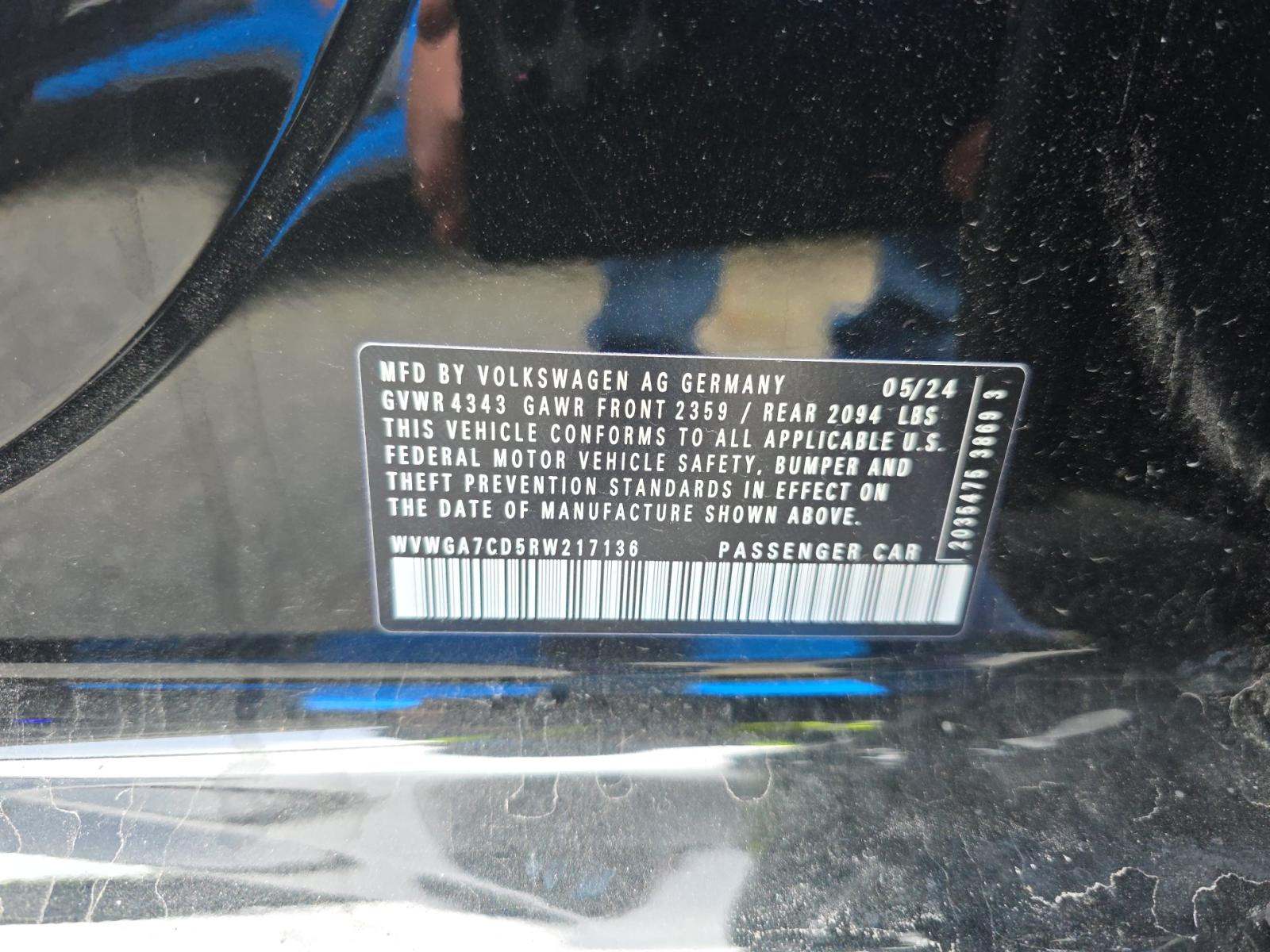 2024 Volkswagen Golf GTI 2.0T S FWD