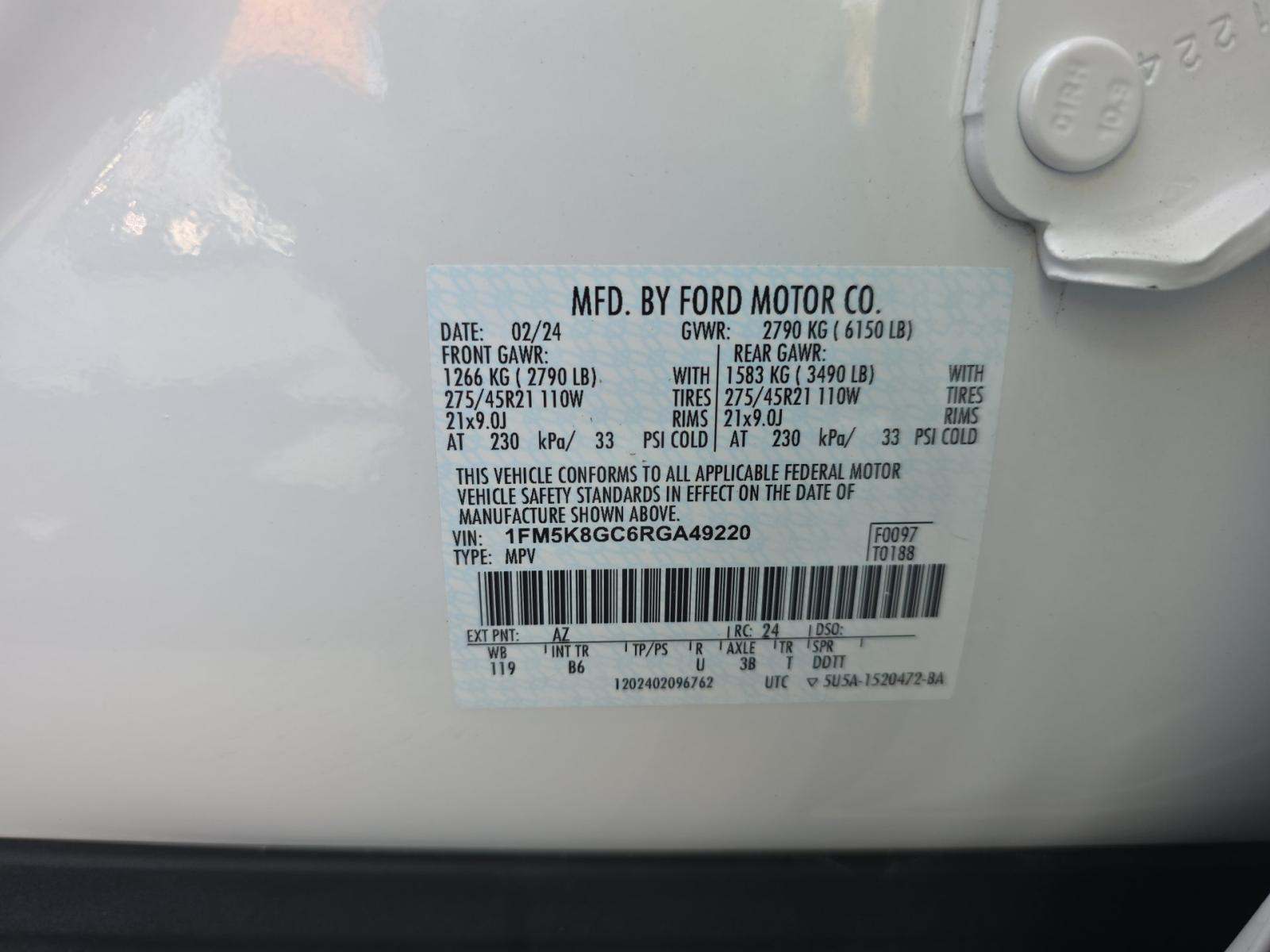 2024 Ford Explorer ST AWD