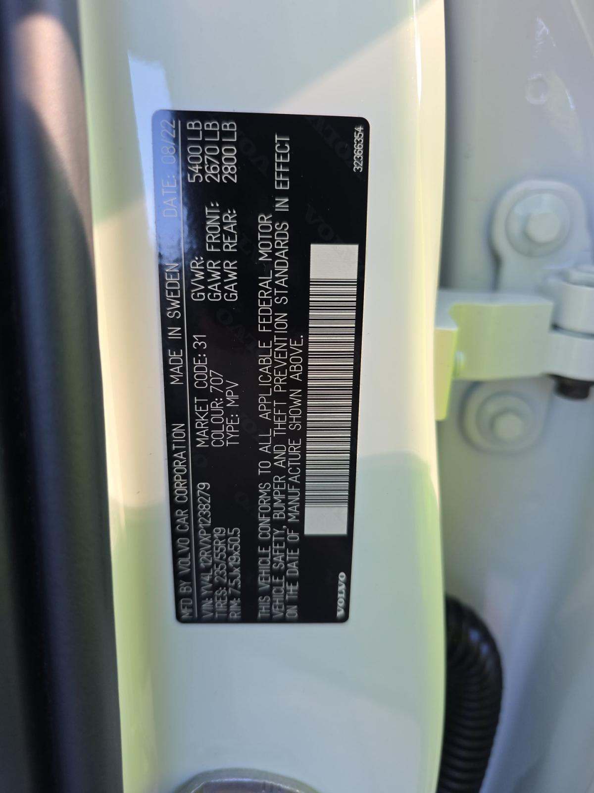 2023 Volvo XC60 B5 Core AWD