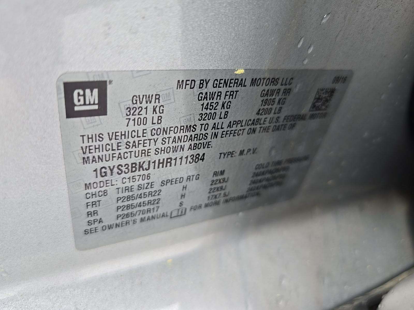 2017 Cadillac Escalade Luxury RWD