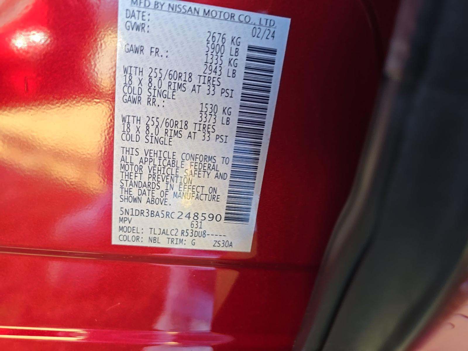 2024 Nissan Pathfinder SV FWD