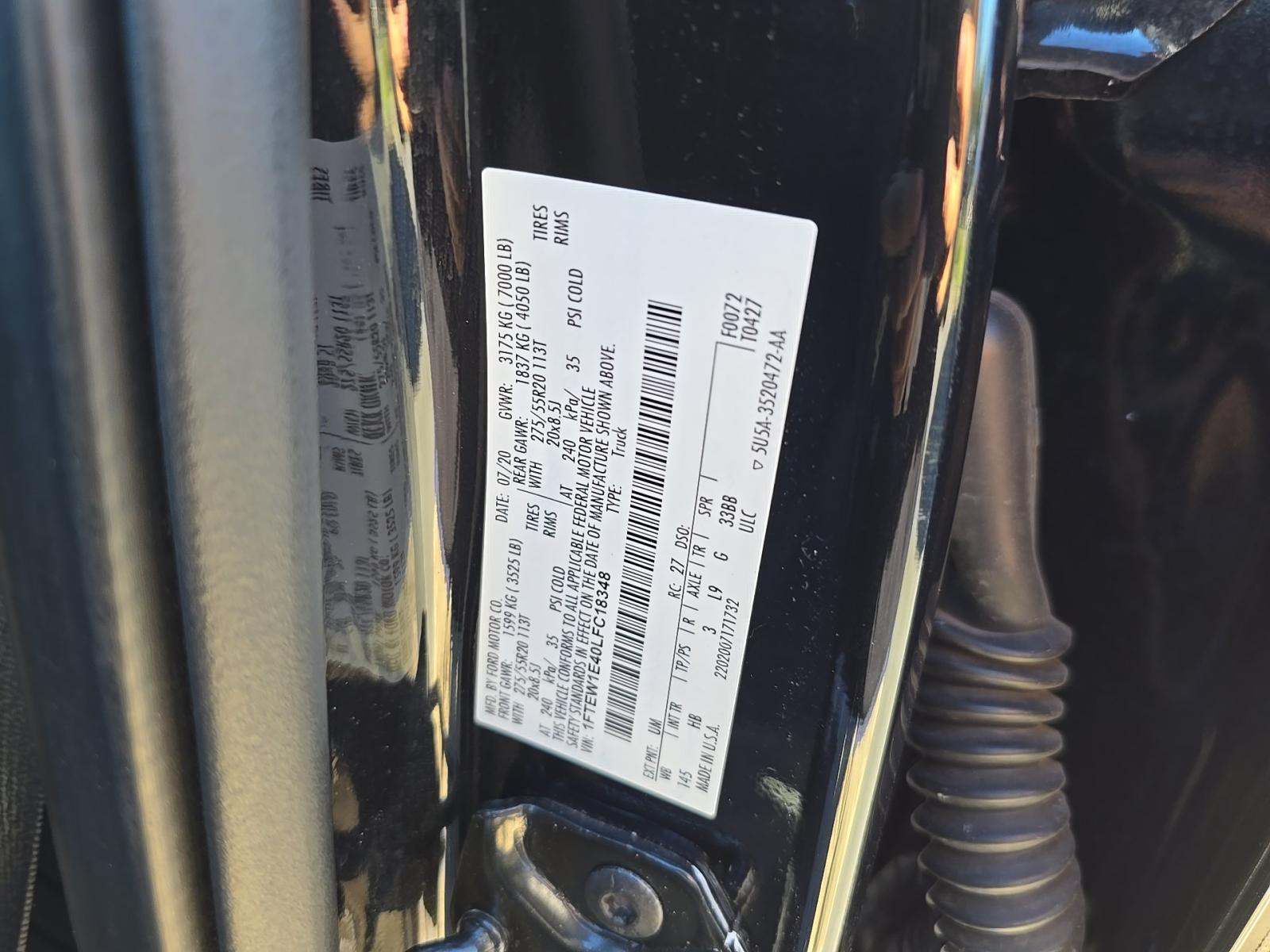 2020 Ford F-150 Lariat AWD